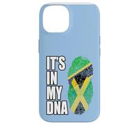 Tanzanian And Jamaican Vintage Heritage DNA Flag Case for iPhone 14
