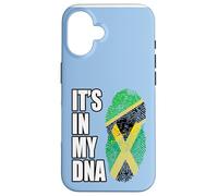 Tanzanian And Jamaican Vintage Heritage DNA Flag Case for iPhone 16