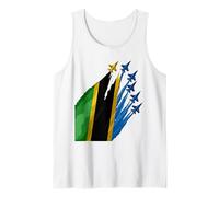 Tanzanian Flag American US Flags Jet Heritage Tanzania Tank Top