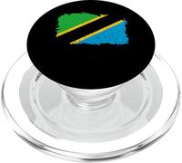 Tanzanian Flag Tanzania Vintage Tanzanian Pride Heritage PopSockets PopGrip for MagSafe