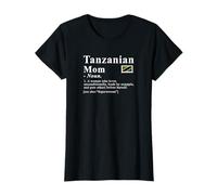 Tanzanian Mom Definition Superwoman Flag T-Shirt
