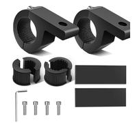 TANZEDMI Universal Work Light Tube Clamp Mounting Bracket for Installation of Fog Light Bars - Mount Bull Bar, or Roll Cage Holder for Off-Road ATV UTV Vehicles Car Truck Motorcycle (25MM-30MM)