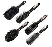 tao pipe 5pcs Hair Brush Sets Detangling Hairbrush Anti Static Massage Oval Comb Hair Styling Tools for Women Men Kid All Wet or Dry Hair