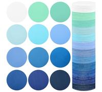 Taobary 240 Pcs 4 Inch Carpet Dots for Floor Classroom Line Up Sitting Spot for Elementary School, Preschool,Carpet Dots Kindergarten Classroom Must Haves Teacher Supplies(Ocean Color)