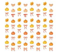 TaoBary 8 Pack Fall Decor Fall Pumpkin Garland 6.56 ft Orange Pumpkin Paper Bow Hanging Banner for Thanksgiving Autumn Harvest Birthday Party Home Indoor Outdoor Mantle Wall Decor