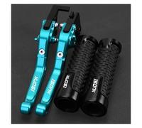 TAOBOZI Brake Clutch Levers for CFMOTO CF Motorcycle 150NK 150 NK 150 Motorcycle Adjustable Brake Clutch Levers Handlebar Grips(Ice Blue7)