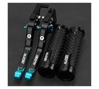 TAOBOZI Brake Clutch Levers for CFMOTO CF Motorcycle 150NK 150 NK 150 Motorcycle Adjustable Brake Clutch Levers Handlebar Grips(Ice Blue2)
