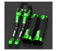 TAOBOZI Brake Clutch Levers for CFMOTO CF Motorcycle 650 NK 650NK NK650 2018 2019 2020 2021 2022 Brake Clutch Levers Handlebar Grips(Green)