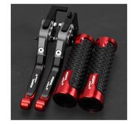 TAOBOZI Brake Clutch Levers for H&ONDA CBR1100XX Blackbird CBR 1100 XX 1100XX Brake Clutch Levers Handlebar Grips(Red5)