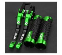 TAOBOZI Brake Clutch Levers for H&ONDA NC700 X NC 700 700X NC700X Clutch Lever Brake Folding Levers Handlebar Grips(Green)