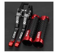 TAOBOZI Brake Clutch Levers for H&ONDA Rebel CMX500 CMX300 CMX 500 300 Brake Clutch Levers Handlebar Grips Cover(Red5)
