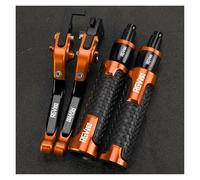 TAOBOZI Brake Clutch Levers for Suzuki RGV250 RGV 250 VJ21A Motorcycle Adjustable Brake Clutch Levers Handlebar Grips Handle Bar(Orange)