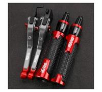 TAOBOZI Brake Clutch Levers for Suzuki RGV250 RGV 250 VJ21A Motorcycle Adjustable Brake Clutch Levers Handlebar Grips Handle Bar(Red4)