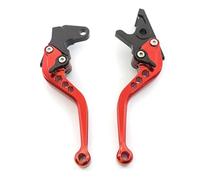 TAOBOZI Motorcycle Joystick Short Long Brake Clutch Lever for Yam&aha YZFR15 YZF R15 V3 2016-2020(147mm Red)