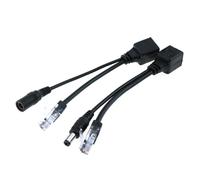 TAODAN 2PCS 12V POE Splitter Injector Kit with 5.5x2.1mm DC Connector Suitable for Wireless Routers Network Surveillance Access Control Systems
