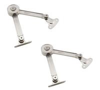 TAODAN 2PCS Soft Closing Support Cover Support Hinge Drop Down Cover Cover Bracket Hinge Furniture Folding Bar Suitable for Cupboard and Window Seat and Wardrobe