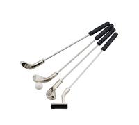 TAODAN Alloy Miniature Golf Clubs and Balls Set 1:12 Scale Dollhouse Accessories Suitable for Model Collection Display