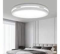Taoellen 12 Inch LED Ceiling Light, 30W Triple-Protection IP45 Bathroom Light, Ultra-Thin Fixture with Lens LED，Easy Install for Kitchen, Bedroom, Hallway, Utility Room