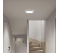 Taoellen 6W LED Ceiling Light, Mini Size Flush Mount Ceiling Light, 6500K Cold White Round Ceiling Lamp for Stairwell, Porch, Walkway, Cloakroom, Balcony