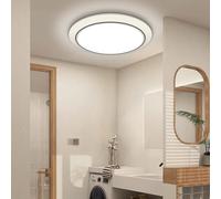 Taoellen Bathroom Light, 24W 2160lm Ceiling Lights, 120W Equivalent, Waterproof IP56, Modern Flush Ceiling Light for Kitchen, Bulkhead, Toilet, Porch, Bedroom, Utility Room and More