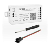 Taoellen SP108E LED Light Strip Controller, Smart APP Wireless Control | DC5-24V, Compatible with WS2812B SK6812 APA102 Addressable Pixel Strip, RGB LED Light Decoration, 2.4G WiFi AP STA Dual Mode