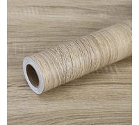 Taogift Self Adhesive Vinyl Film Wood Look Furniture Sticker Paper Wallpaper for Kitchen Cabinets Shelves Cupboard Table Desk Countertop Walls Furniture Crafts Removable Waterproof 40CMX2.5M