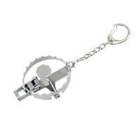 TAOHUAJIANG Mini Bear Trap Keychain Funny Keychain Unzip Keychain Fidget Keychain Mouse Trap Cool Keychains Keychain Gadgets, Sliver, 4.3 x 1.6 inches