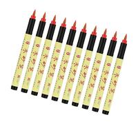 Taoist Liquid Brush Pen with Black or Red Inks for Drawing Writing Traditional Chinese Characters Religious Scripts Taoist Handwriting Brush