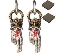 Taoist Sword Mudra Charm Pendant,Handmade Feng Shui Amulet Necklace,Unique Protective Talisman Jewelry,Meaningful Gift for Men and Women (2)