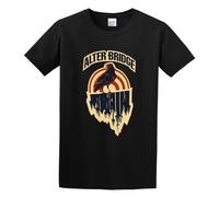 TAOKEBEAR Alter Bridge Unisex 100% Cotton Short-Sleeve T-Shirts Black L