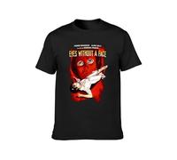 TAOKEBEAR Eyes Without A Face Les Yeux Sans Visage Horror Movie 1960 Unisex 100% Cotton Short-Sleeve T-Shirts Black XL
