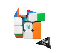 TaoLeLe 3x3 Speed Cube, HuaMeng YS3M 3x3 Maglev Ball-Core Version Professional Stickerless Flexible Puzzle Cube for Speed Cube Enthusiasts