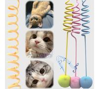 taoleon Leaping Cat Spring Toy - If Your Cats Loves Wand Toys, Try This | Interactive Hanging Enrichment & Cat Furniture Add-on
