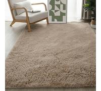 TAOLITAO Area Rugs 120 x 130 cm Touch Thick Ultra Soft Floor Carpet Machine Washable for Living Room Kids Room, Camel