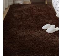 TAOLITAO Rugs Living Room 140 x 220 cm Non Slip Underside Beside Rugs Durable for Living Room, Bedroom, Nursery, Kids Baby, Brown