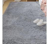 TAOLITAO Rugs Living Room 160 x 250 cm Non Slip Underside Beside Rugs Durable for Living Room, Bedroom, Nursery, Kids Baby, Light Grey