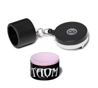 TAOM Pyro Billiard Pool Cue Premium Chalk - Pink - with Retractable Chalk Holder