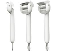 Taomypets Self Cleaning Grooming Brush for Shedding Pets Rake Gently Removes Loose Undercoat Mats Tangled (White)