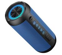 taopodo Portable Bluetooth Speaker with 20W Stereo Sound, 3 EQ Mode & 3 RGB lights, IPX7 Waterproof, 24H Playtime, TWS Wireless Pairing, Outdoor Speaker for Home, Outdoors and Hiking