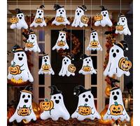 TaoQ C 18 PCS 40 CM, 22 CM Halloween Inflatable Balloons Inflatable Halloween Ghost Decorations PVC Large Ghost Balloons for Haunted House Horror Party Yard Garden Home Decor