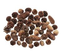 TaoQ C 40 PCS Pine Cones Decorations, Natural Pine Cones Bulk Package - Large Medium and Mini Size Rustic Pine cone Ornaments for Table Christmas Tree Crafts Gifts