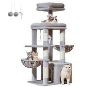 Taoqimiao Cat Tree, 136cm Cat Tower Cat Tree for Indoor Cats