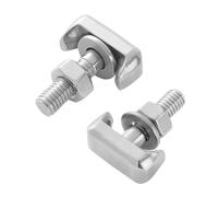 TAORANJU 2 Pcs Car Battery Terminal T-Bolts, Stainless Steel Battery Terminal Cable Bolt Replacement for GM19116852, VW6X0915138, BMW61128373946, Dorman64740