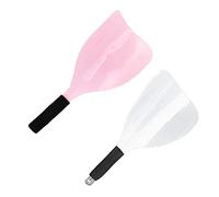 TAORANJU Hairspray Mask, 2 Pcs Hairspray Shields Hair Salon Hairdresser Styling Mask Tools Anti Fouling Face Eyes Protectors for Makeup Hair Coloring (Random Color)