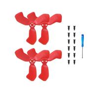 Taoricen Propellers for DJI NEO 2, Drone Replacement Blades, Protective Bracket Accessories, Set of 2 (Red)