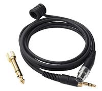 Taoricen Replacement Audio Cable for Sennheiser HD490 Pro Headphone, 3.5 mm to 4-pin XLR OFC Cable with 6.35 mm Adapter (2m)
