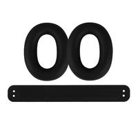 Taoricen Silicone Case for Sony INZONE H9 II, Protective Cover for Earpads + Headband Pad (Black)