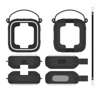 Taoricen Silicone Case for Soundcore Boom GO 3i, Dustproof Soft Protective Case with Carrying Strap (Black)