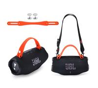 Taoricen Silicone Hand Strap for JBL Xtreme 5/4/3/2, Universal Outdoor Portable Handle Accessory, Includes Aluminium Screws (Orange)