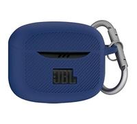 Taoricen Silicone Protective Case for JBL Tune Buds 2 Headphone, Dustproof Soft Case with Carabiner Clip (Blue)